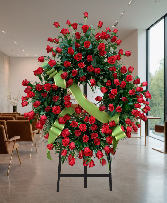 Corona de Rosas Funeraria